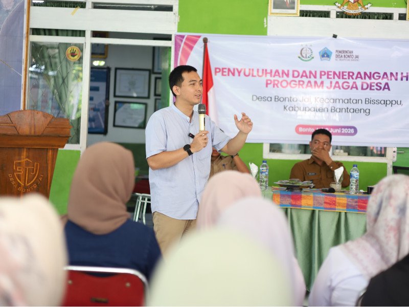 Desa Bonto Jai Gelar Penyuluhan dan Penerangan Hukum Program Jaga Desa